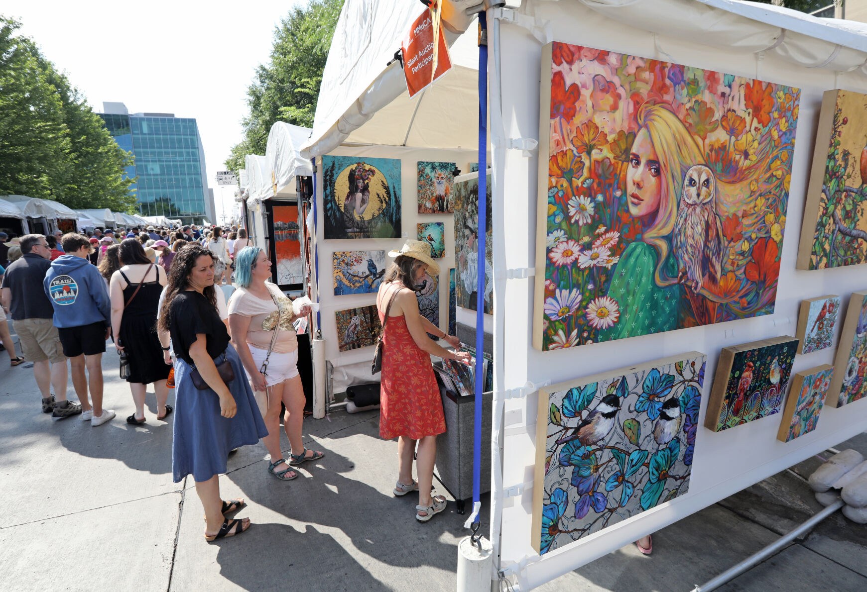 Sandquist's booth
